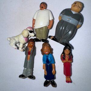 Vintage Lot of 6 Homies Figures Vending Machine Toy Girls Poodle Chicano